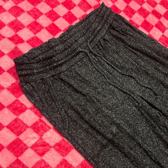 Stars Above Charcoal Ribbed Lounge Pants - Picture 3 of 5